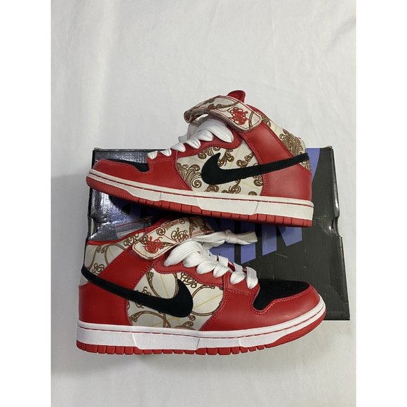 Pre-Owned Mens Size 7.5 Light Bone Nike SB Dunk Mid Linoleum Skateboarding Shoes main image 8